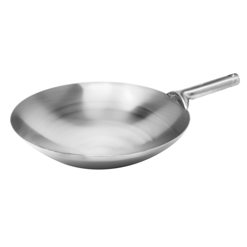 Omcan - Stainless Steel Mandarin Wok with One Handle