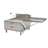 Omcan CE-CN-0040-FN - 40 lb. Natural Gas Countertop Fryer for Funnel Cakes & Donuts - 75,000 BTU