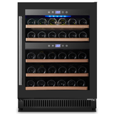 Omcan WC-CN-0040-D - Dual Zone Wine Cooler - 40 Bottles