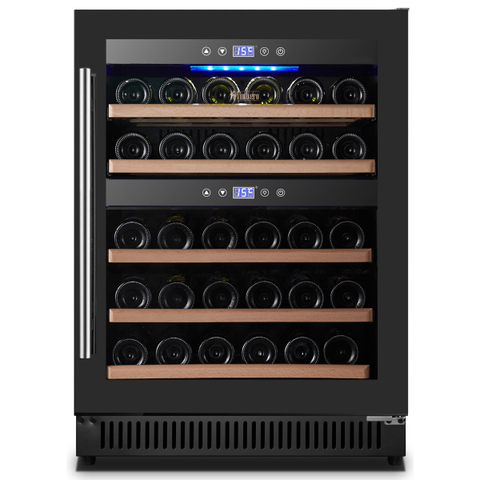 Omcan WC-CN-0040-D - Dual Zone Wine Cooler - 40 Bottles