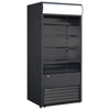 Omcan RS-CN-0530-B - 36" Floor Model Open Cooler with Black Exterior - 18.7 Cu. Ft.