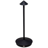 Omcan - Rechargeable LED Table Lamp with Small Arrow Shade - Aluminum