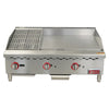 Omcan CE-CN-12C24G - 36" Gas Charbroiler/Griddle Combo Unit - 95,000 BTU