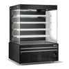 Omcan RS-CN-1500 - 60" Floor Model Open Cooler with Black Exterior - 33.9 Cu. Ft.