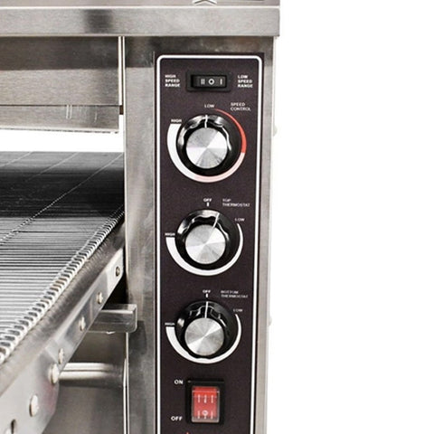 Omcan CE-CN-0356 - Electric Conveyor Oven - 15" Wide Belt, 18" Cooking Chamber