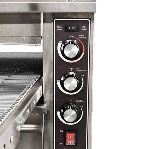 Omcan CE-CN-0356 - Electric Conveyor Oven - 15" Wide Belt, 18" Cooking Chamber