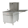Omcan CE-CN-0125 - 125 lb. Natural Gas Floor Fryer for Donuts & Funnel Cakes - 90,000 BTU