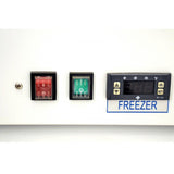 Omcan FR-CN-1250-HC - 49.2" Double Glass Door Display Freezer - 29 Cu. Ft.