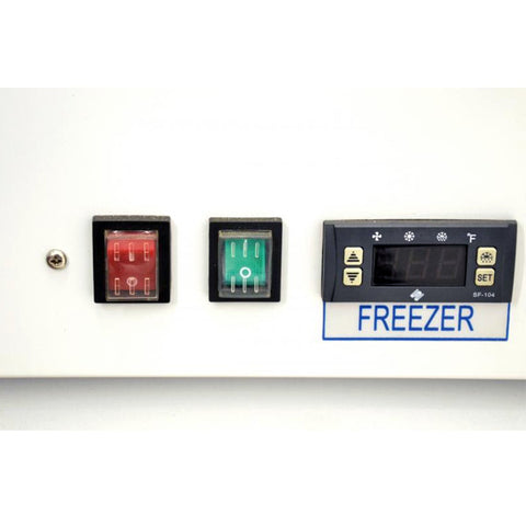 Omcan FR-CN-1250-HC - 49.2" Double Glass Door Display Freezer - 29 Cu. Ft.