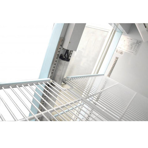 Omcan FR-CN-1250-HC - 49.2" Double Glass Door Display Freezer - 29 Cu. Ft.