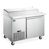 Omcan PT-CN-1270-HC - 49.9" Refrigerated Pizza Prep Table with One Door