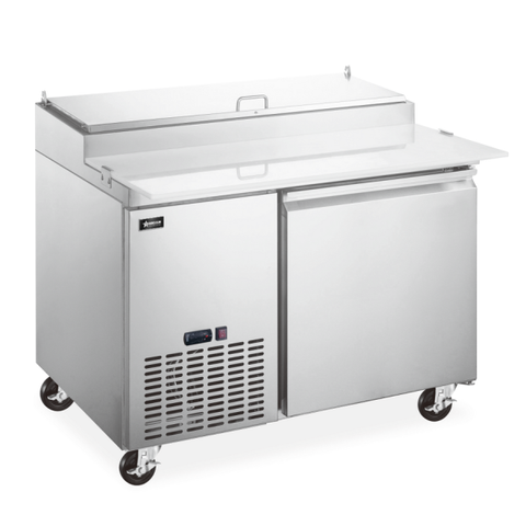 Omcan PT-CN-1270-HC - 49.9" Refrigerated Pizza Prep Table with One Door
