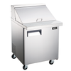 Omcan PT-CN-0711-HC - 27.5" Mega Top Refrigerated Prep Table with One Door