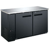 Omcan BB-CN-0016-SH - 60" Two Door Bar Cooler - 15.8 Cubic Feet
