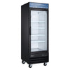 Omcan FR-CN-0790-HC-BK - 31" Single Glass Door Display Freezer - 23 Cu. Ft.