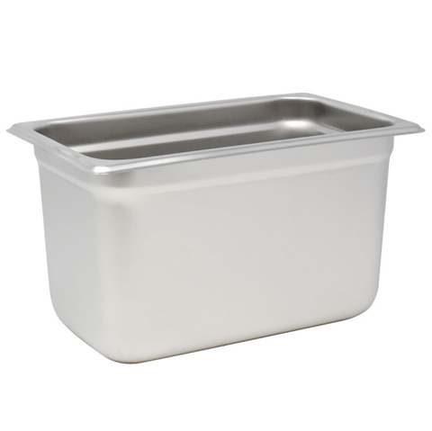 Omcan - 1/4-Size Stainless Steel Hotel Pan