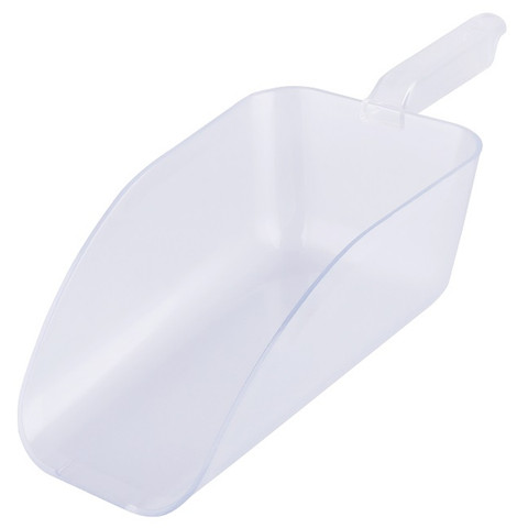 Omcan - Clear Flat-Bottom Polycarbonate Scoop