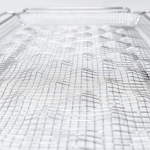 Omcan 80631 - 12" x 20" Stainless Steel French Fry Tray for Combi Ovens