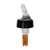 Omcan - Measured Liquor Pourer with Collar and Clear Spout - Pack of 12