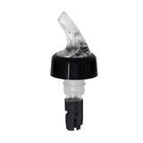 Omcan - Measured Liquor Pourer with Collar and Clear Spout - Pack of 12