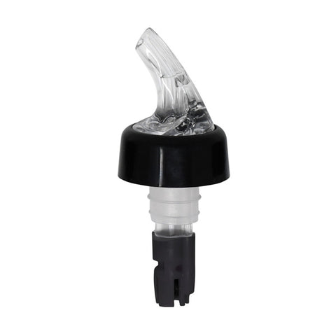 Omcan - Measured Liquor Pourer with Collar and Clear Spout - Pack of 12
