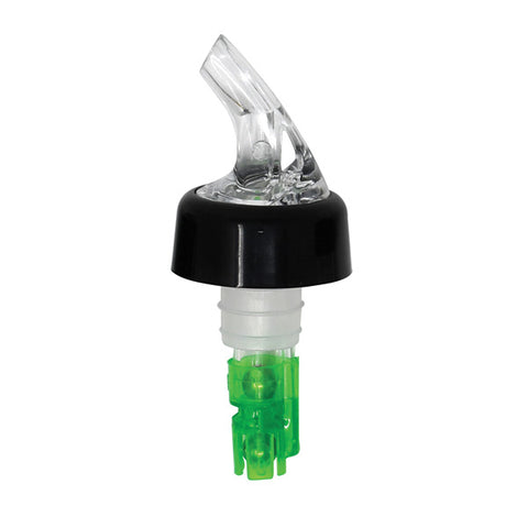 Omcan - Measured Liquor Pourer with Collar and Clear Spout - Pack of 12