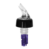 Omcan - Measured Liquor Pourer with Collar and Clear Spout - Pack of 12
