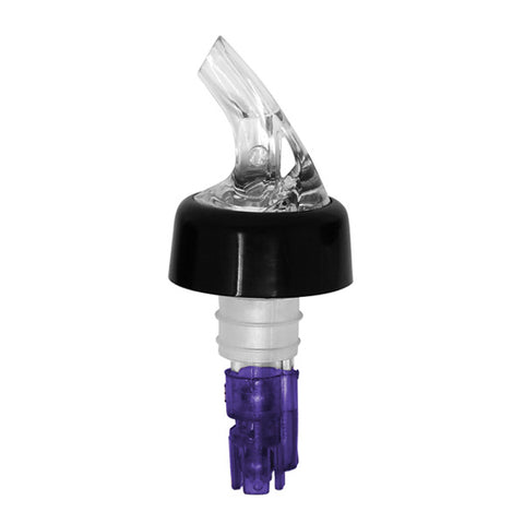 Omcan - Measured Liquor Pourer with Collar and Clear Spout - Pack of 12