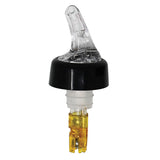 Omcan - Measured Liquor Pourer with Collar and Clear Spout - Pack of 12