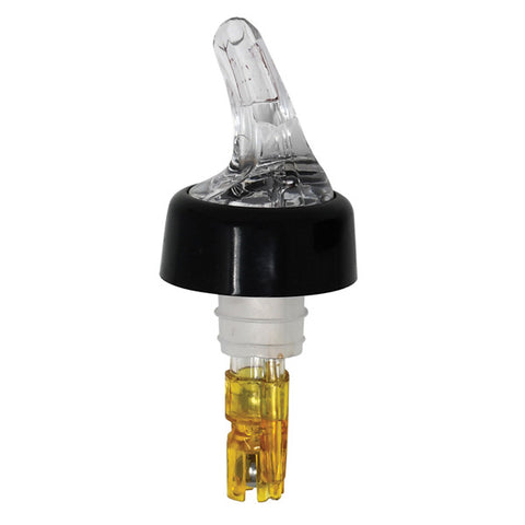 Omcan - Measured Liquor Pourer with Collar and Clear Spout - Pack of 12