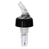 Omcan - Measured Liquor Pourer with Collar and Clear Spout - Pack of 12