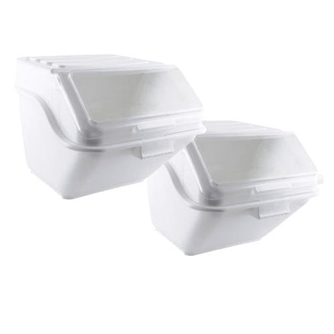 Omcan 80989 - Countertop Ingredient Bin with 45-Litre Capacity - Set of 2