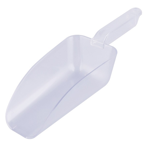 Omcan - Clear Flat-Bottom Polycarbonate Scoop