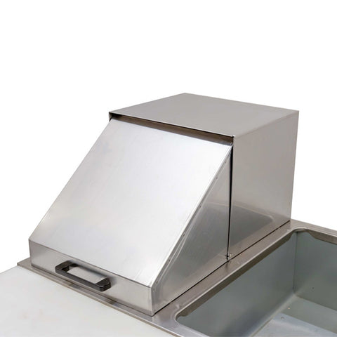 Omcan 81124 - Roll Top Cover with Handle for Steam Pan Table