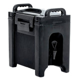 Omcan - Insulated Mobile Polyethylene Beverage Dispenser - Black