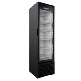 Omcan 41215 - Imbera 19″ One (1) Glass Door Refrigerator, 7.7 cu.ft. (218 L), Black