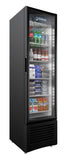 Omcan 41215 - Imbera 19″ One (1) Glass Door Refrigerator, 7.7 cu.ft. (218 L), Black