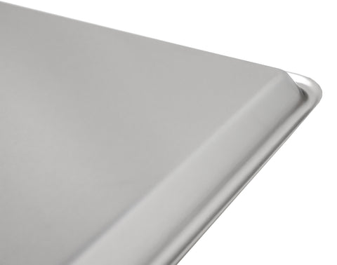 Omcan 81023 - Stainless Steel 20 Gauge Full-Size (18″x26″) Bun Pan / Sheet Pan with Open Bead