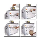 NEW - BakeMax - BMPS001 Commercial Countertop Heavy Duty 20 Inch Two Pass Pizza and Pie Dough Sheeter