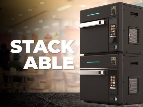 GBS Prática Fit ST Single Mag Stackable Ventless Single Magnetron High-Speed Countertop Oven