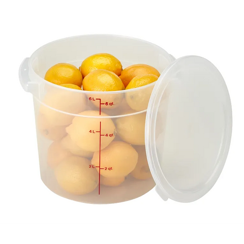 Cambro RFSC6PP190 - Classic Round Translucent Covers