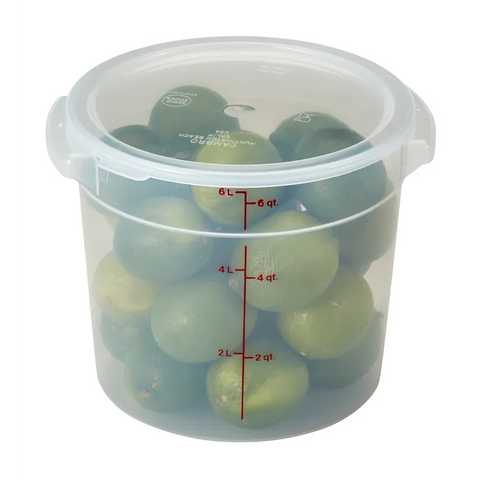 Cambro RFSC6PP190 - Classic Round Translucent Covers