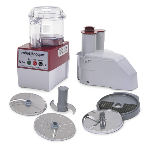 Robot Coupe R2Dice - 3 Qt. Combination Food Processor with Dicing - 2 HP