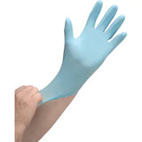 Zenith SGP856 - Puncture-Resistant Medical-Grade Disposable Gloves, Large, Nitrile, 3.5-mil, Powder-Free, Blue, Class 2