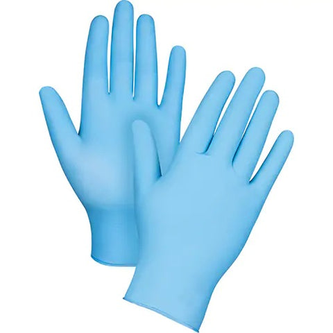 Zenith SGP856 - Puncture-Resistant Medical-Grade Disposable Gloves, Large, Nitrile, 3.5-mil, Powder-Free, Blue, Class 2