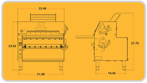 Somerset CDR-2000 Dough Roller