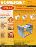 Somerset SPM‐45 - PASTRY TURNOVER MACHINE