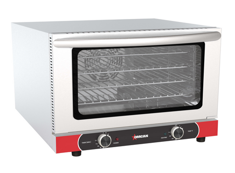 Omcan 43218 - Half-Size Countertop Convection Oven 1.66 cu.ft/ 47L, 120V, 1600W