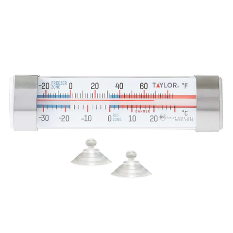 Taylor Precision 5925NFS - Horizontal Fridge/Freezer Thermometer