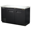 True TBB-2-HC - 58.9" Bar Cooler with Two Swinging Solid Doors